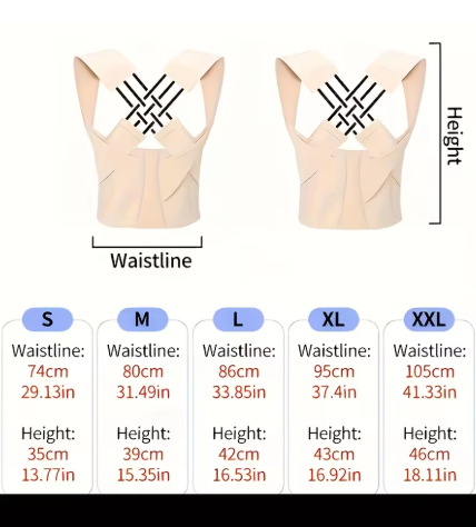 Velmora Breathable Back Posture Corrector Brace